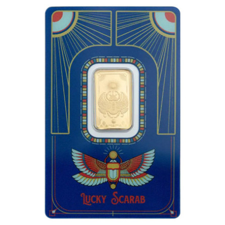 Złota Sztabka Lucky Scarab PAMP 5g