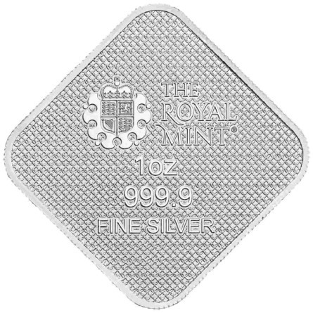 Srebrna Sztabka Queen's Beasts Completer, 1 uncja - front