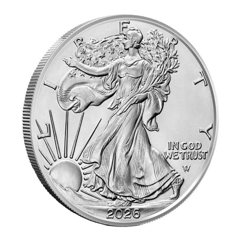 Srebrna Moneta Amerykański Orzeł 2026 front