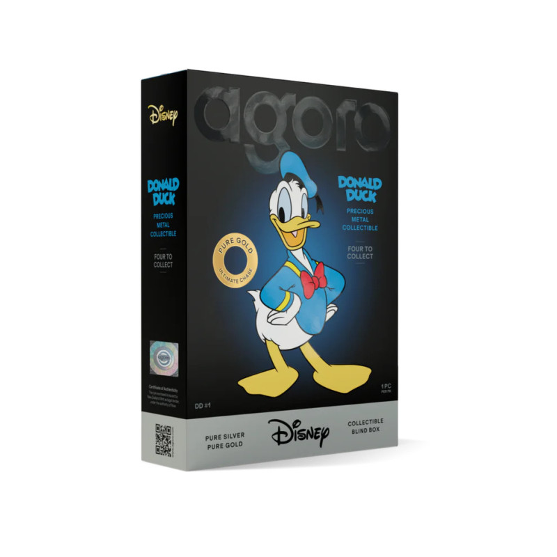 Disney – Donald Duck Münze Blind Box 2026, 1/2 Unze Vorderseite