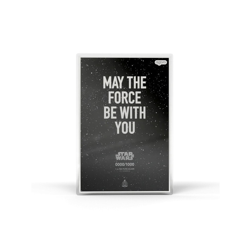 Srebrna Moneta Folienposter Rückkehr der Jedi-Ritter 2026, 1 Unze Rückseite