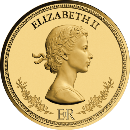 Set Goldmünzen, 5 Motive, Königin Elizabeth II., 5 x 1/1000 Unze