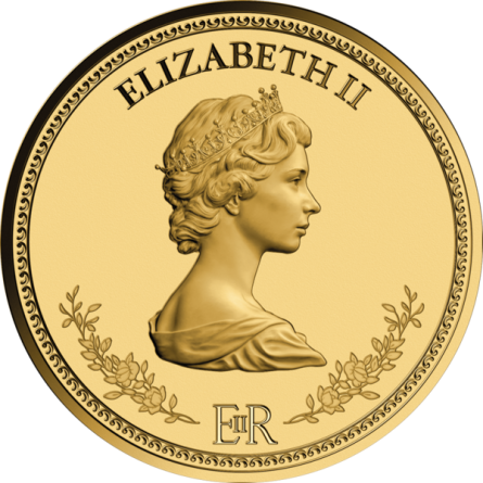 Set Goldmünzen, 5 Motive, Königin Elizabeth II., 5 x 1/1000 Unze