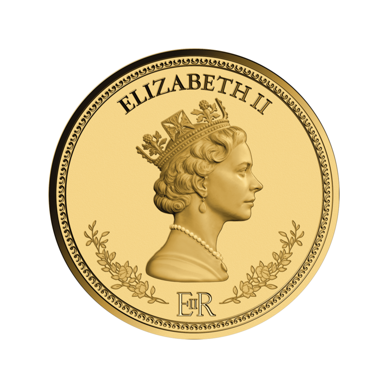 Set Goldmünzen, 5 Motive, Königin Elizabeth II., 5 x 1/1000 Unze