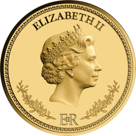 Набір золотих монет, 5 мотивів, королева Єлизавета II, 5x 1/1000 унції