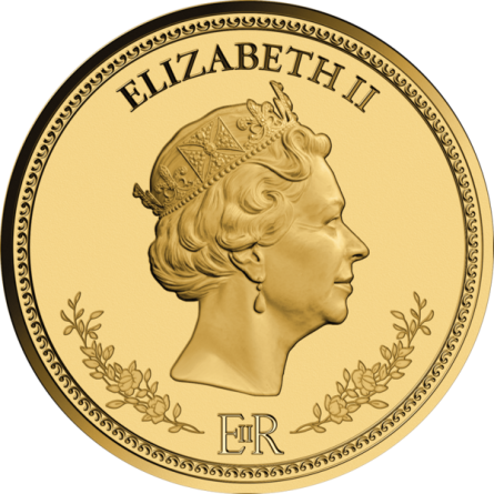 Набір золотих монет, 5 мотивів, королева Єлизавета II, 5x 1/1000 унції