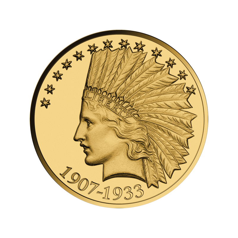 Набір золотих монет, 3 мотиви, Indian Head, 3x 1/1000 унції Набір золотих монет, 3 мотиви, Indian Head, 3x 1/1000 унції