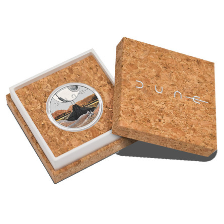 Silbermünze Tuvalu DUNE 2026 Color Proof, 1 Unze – Box Silbermünze Tuvalu DUNE 2026 Color Proof, 1 Unze – Box