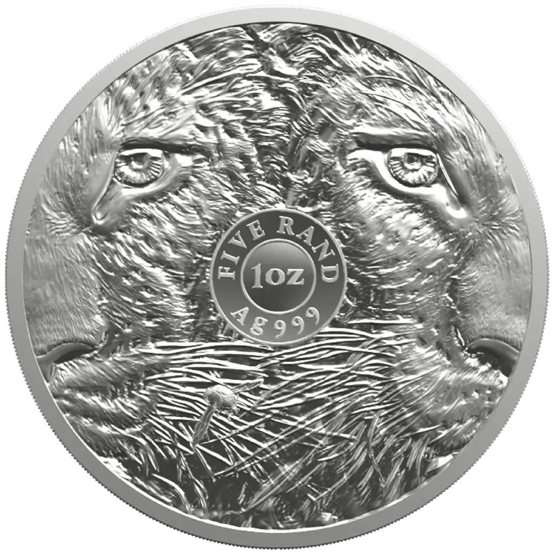 Big Five III Silver Coin: Leopard 2026, 1 oz – Obverse