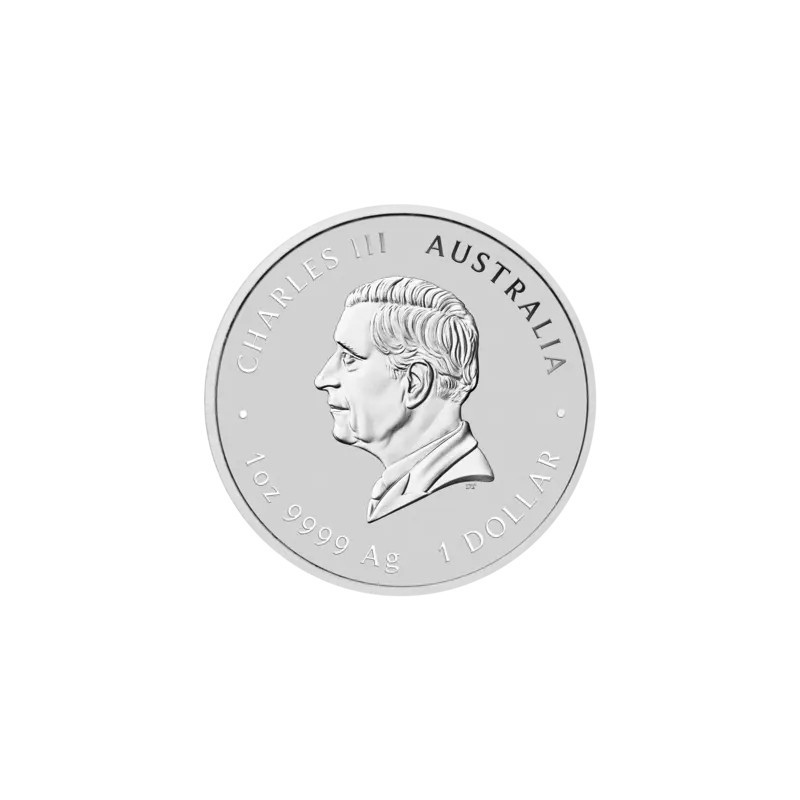 Silver Lunar III Coin: Year of the Horse 2026 (Colour Back)