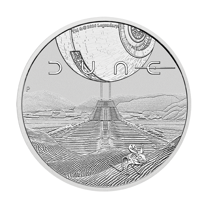 Silbermünze Tuvalu DUNE 2026 BU, 1 Unze