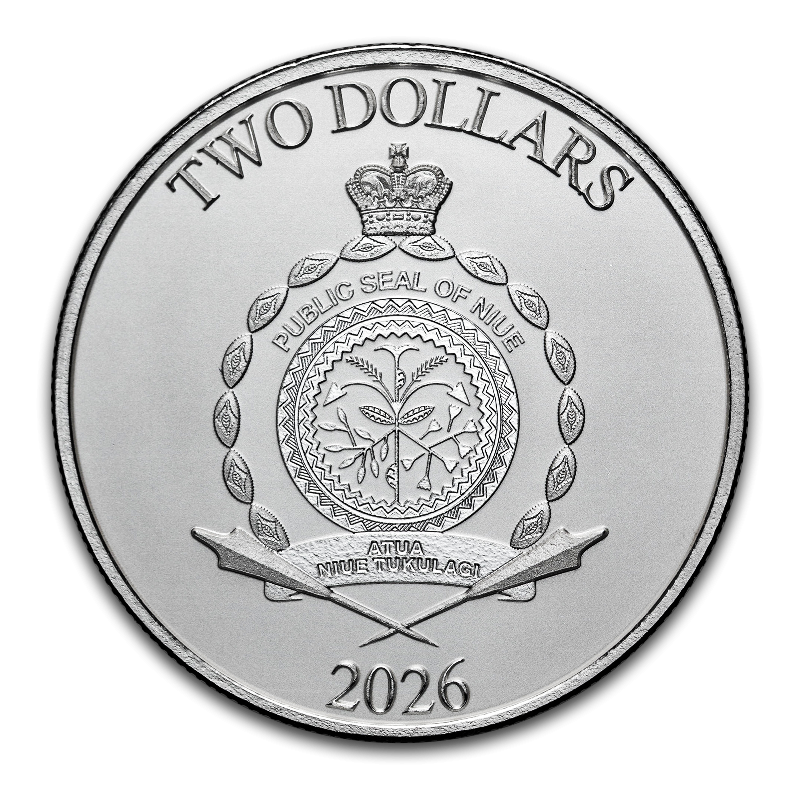Niue Star Wars Darth Vader 2026 Silver Coin, 1 ounce - obverse Niue Star Wars Darth Vader 2026 Silver Coin, 1 ounce - obverse
