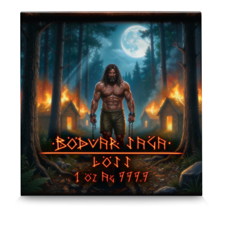 Srebrna Moneta Bödvar Saga: Loss 2026 Vengeful , 1 uncja - box 1