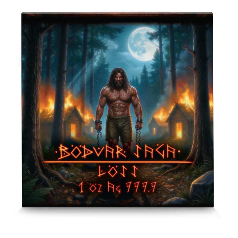 Srebrna Moneta Bödvar Saga: Loss 2026 Vengeful , 1 uncja - box 1