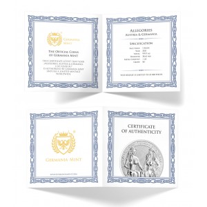 Austria & Germania 1oz - coa Austria & Germania 1oz - coa
