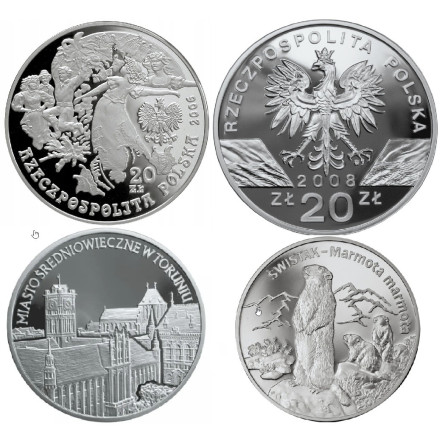 Silbermünze „Lustrzanka“ 20 Złoty, 28,28 Gramm
