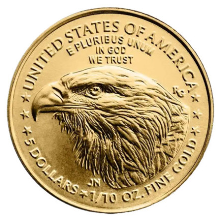 Goldmünze „American Eagle“ 2026, 1/10 Unze
