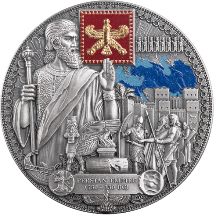 Srebrna Moneta The Legacy of the Greatest Empires: Persian Empire 2026, 2 uncje - rewers
