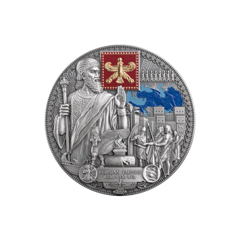 Srebrna Moneta The Legacy of the Greatest Empires: Persian Empire 2026, 2 uncje - rewers