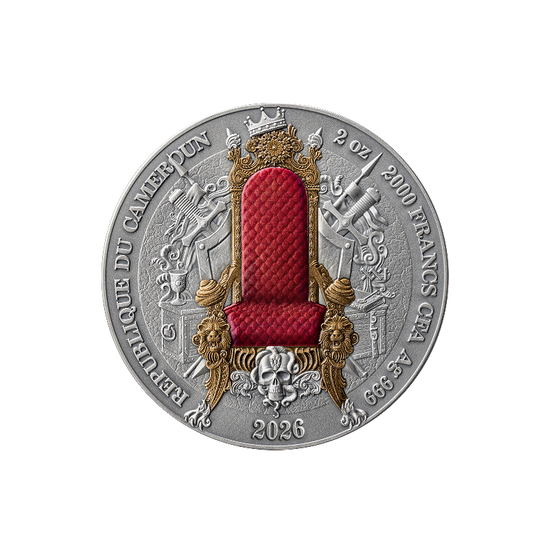 Срібна монета «Спадщина найвеличніших імперій: Перська імперія 2026», 2 унції — авер