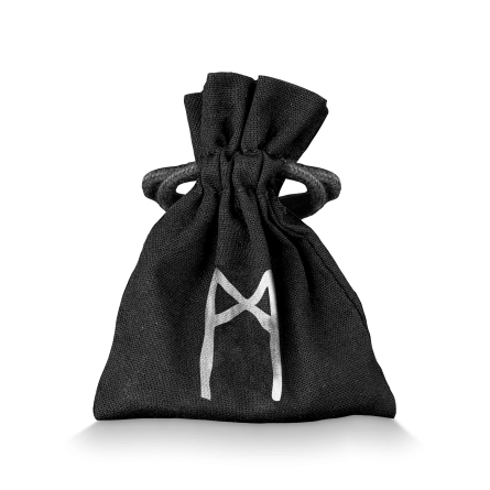 Silberbarren von Germania Mint: Rune Mannaz, 1 Unze – Beutel