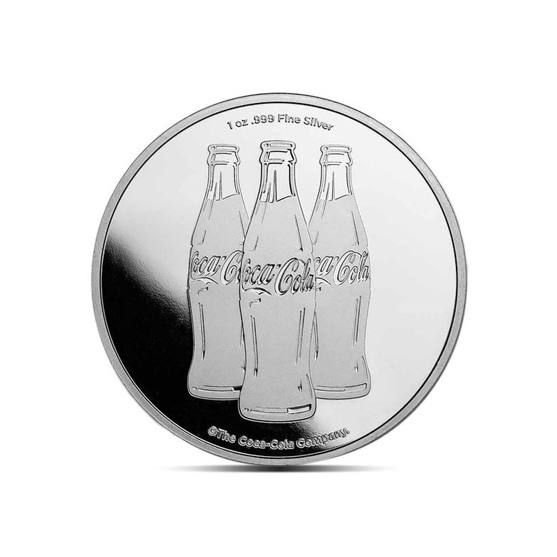 Srebrna Moneta Coca-Cola front Srebrna Moneta Coca-Cola front