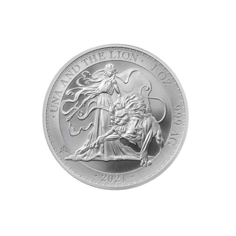 2021 Una and the Lion 銀貨 2021 
