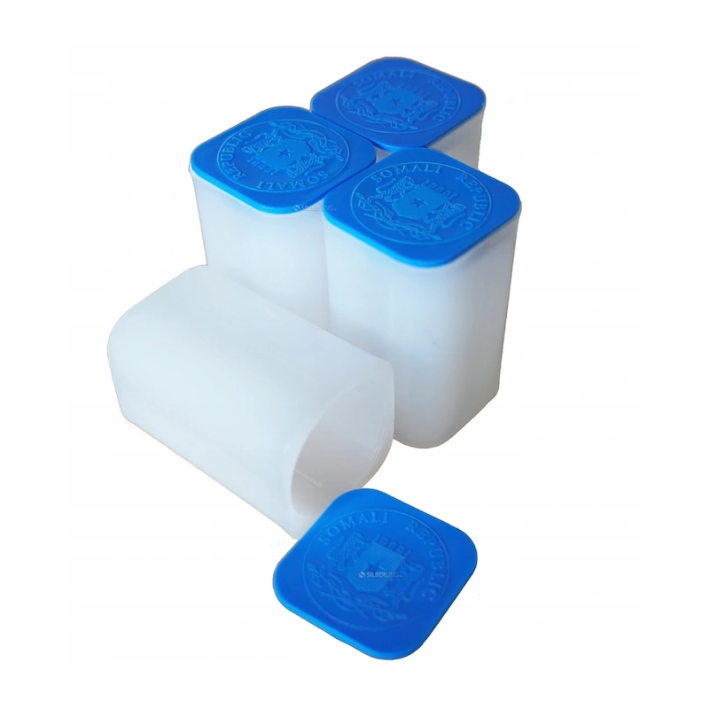 Pusta tuba po srebrnych monetach Somalijski Słoń 1oz Pusta tuba po srebrnych monetach Somalijski Słoń 1oz
