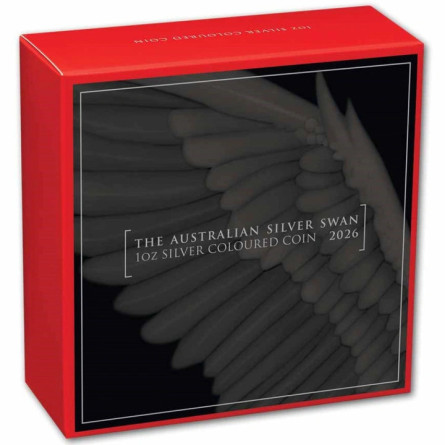2026 Australian Swan Silver Coin (Color), 1 oz – Box of 2
