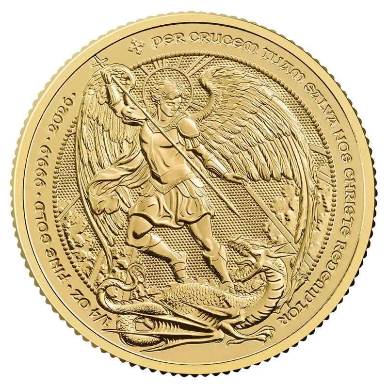 Złota Moneta Anioł 2026 1/4 uncji