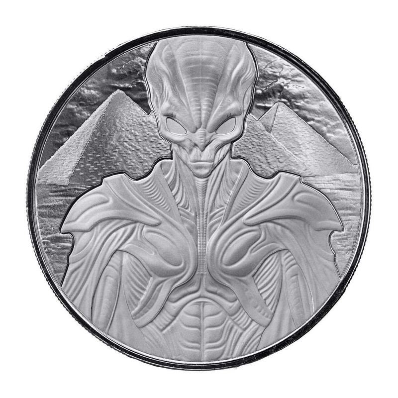 Samoa Silver Coin, Alien 2025 BU, 1 ounce