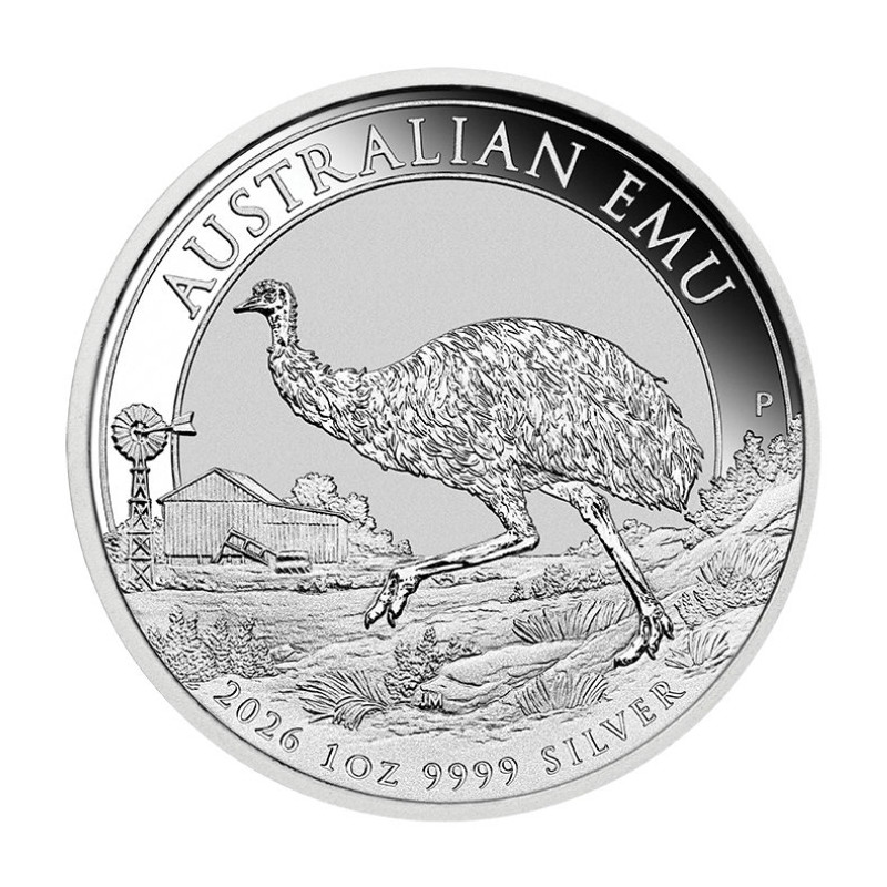 2026 Australian Emu Silver Coin, 1 Ounce 2026 Australian Emu Silver Coin, 1 Ounce