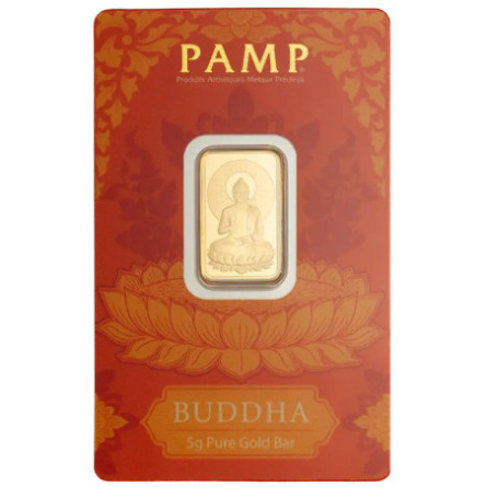 Złota Sztabka PAMP Buddha, 5g