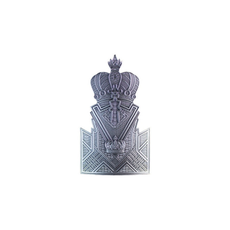 Srebrny Numizmat Chess Crown: The King, 1 uncja - front Srebrny Numizmat Chess Crown: The King, 1 uncja - front