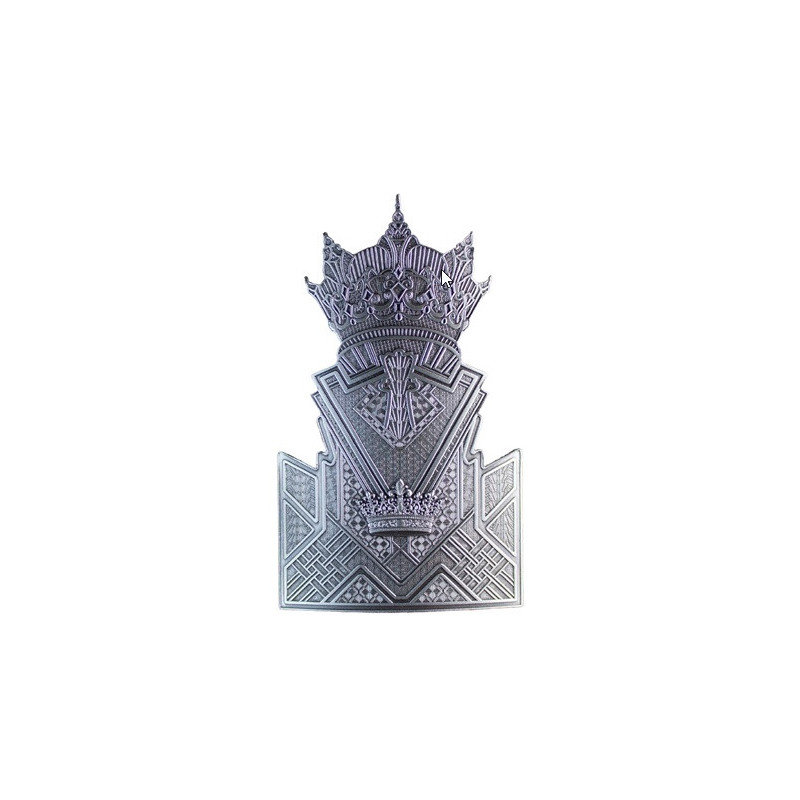 Срібна монета «Chess Crown: The Queen», 1 унція — аверс