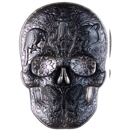 Srebrny Numizmat Calavera de Plata, 1 uncje front