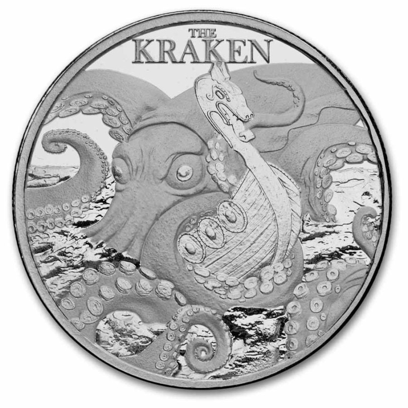 Srebrna Moneta Niue, Mythical Creatures: Th Kraken 2026, 1 uncja - rewers Srebrna Moneta Niue, Mythical Creatures: Th Kraken 2026, 1 uncja - rewers