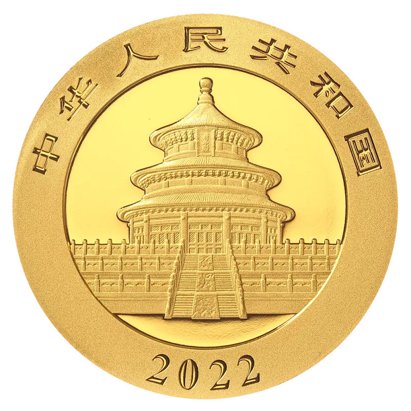 Złota Moneta Chińska Panda 2022, 30g