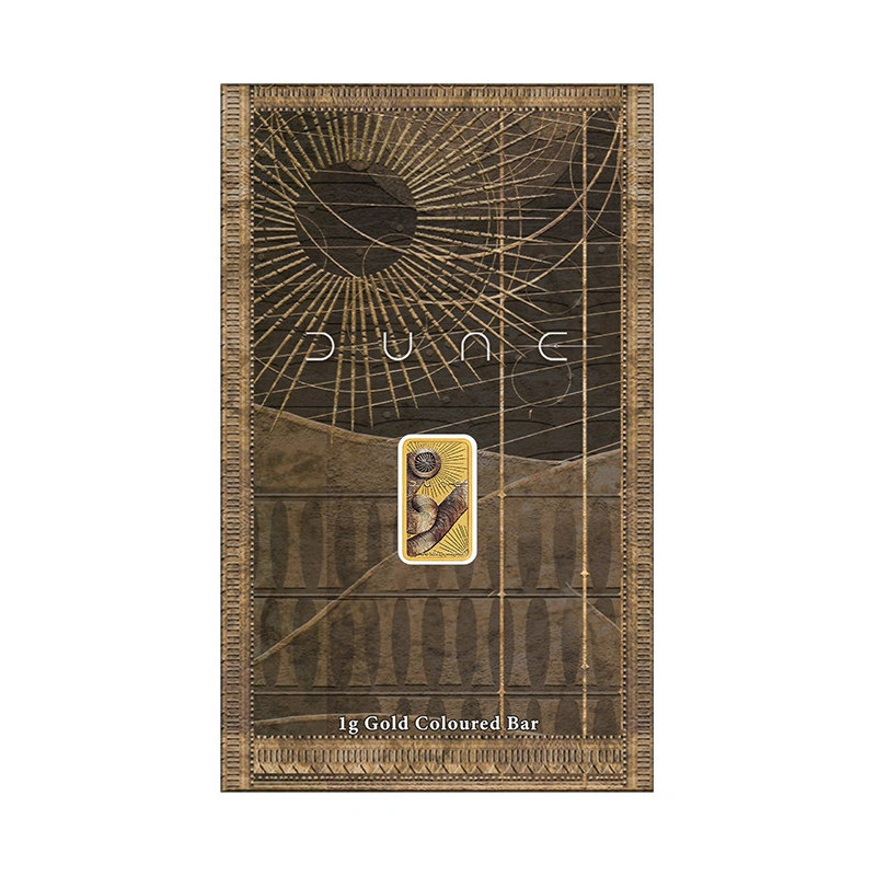The Perth Mint Gold Bar: DUNE Color, 1 gram - Box 1 The Perth Mint Gold Bar: DUNE Color, 1 gram - Box 1