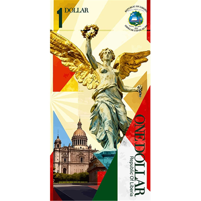 The Angel of Independence 2026 Silver Banknote, 1/10 ounce (front) The Angel of Independence 2026 Silver Banknote, 1/10 ounce (front)