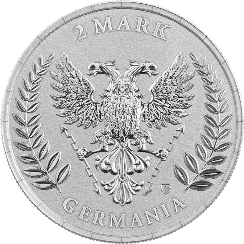 Srebrna Moneta Germania 2026, 1/4 uncji back Srebrna Moneta Germania 2026, 1/4 uncji back
