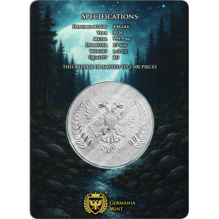 2026 Germania Silver Coin, 1/2 ounce