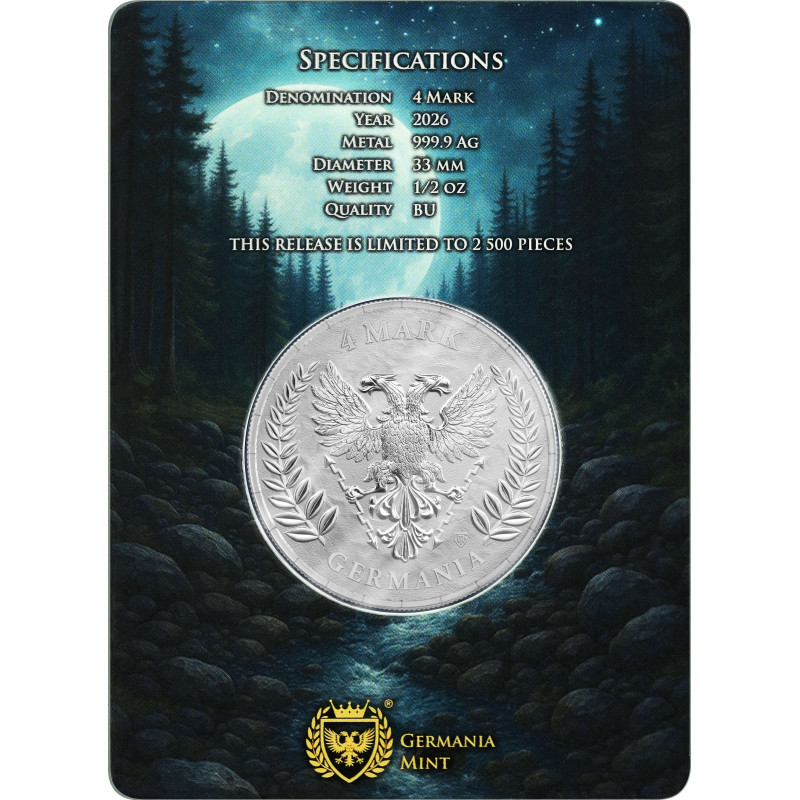 2026 Germania Silver Coin, 1/2 ounce