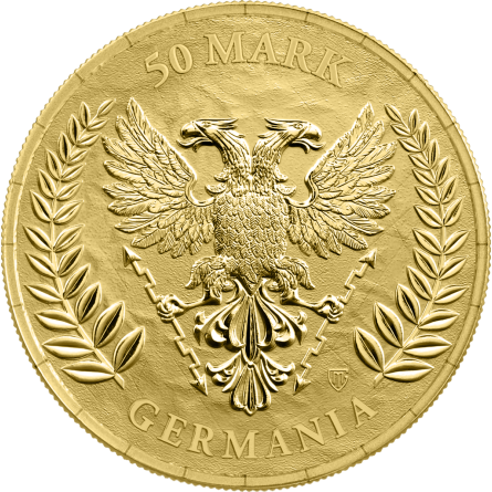 Złota Moneta Germania 2026, 1/2 uncji front