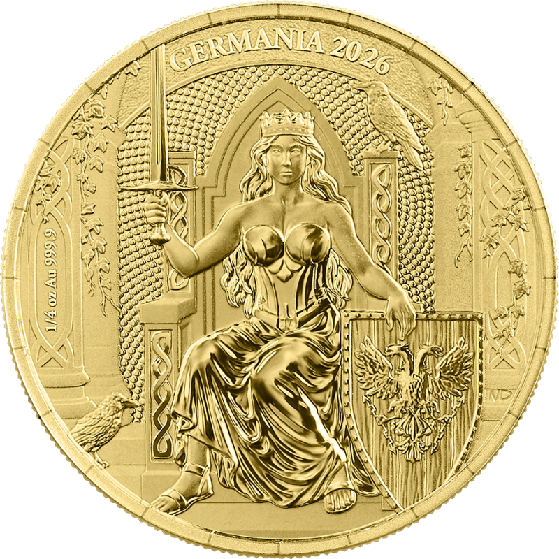 Germania 2026 Gold Coin, 1/4 ounce Germania 2026 Gold Coin, 1/4 ounce