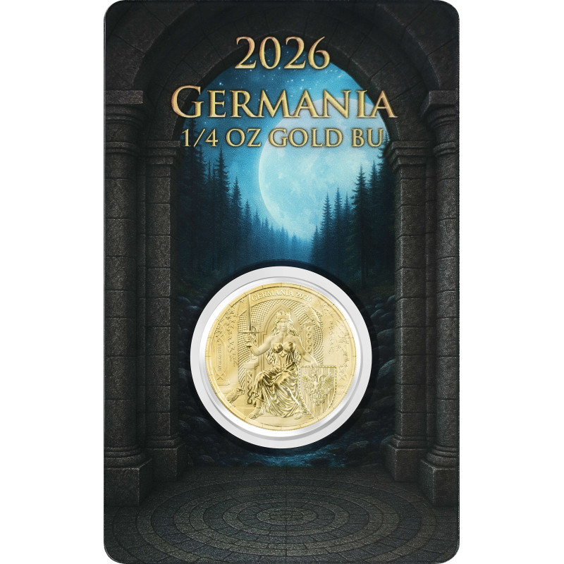 Goldmünze „Germania“ 2026, 1/4 Unze