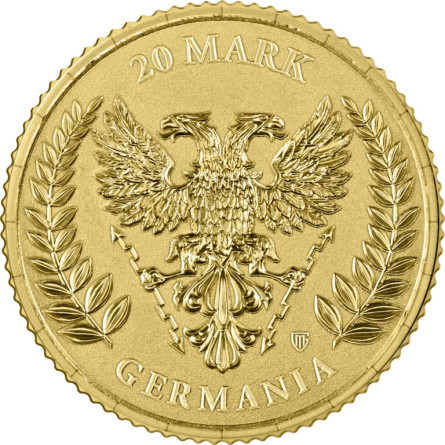 Złota Moneta Germania 2026, 1/10 uncji COIN FRONT