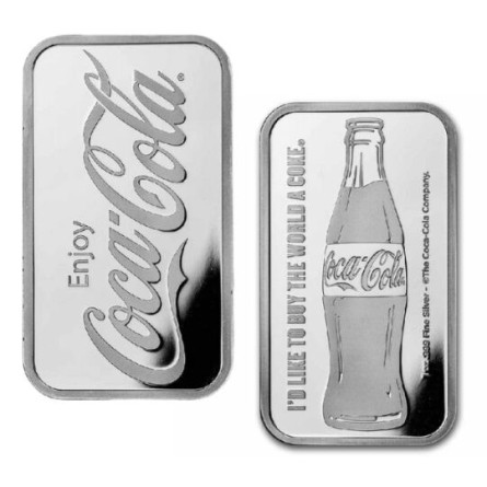 1-Ounce Coca-Cola Silver Bar