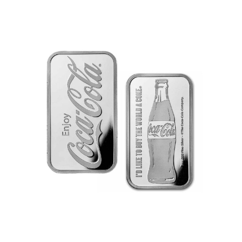 1-Ounce Coca-Cola Silver Bar