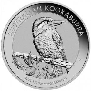 Kookaburra 2021 1/10 унції — реверс